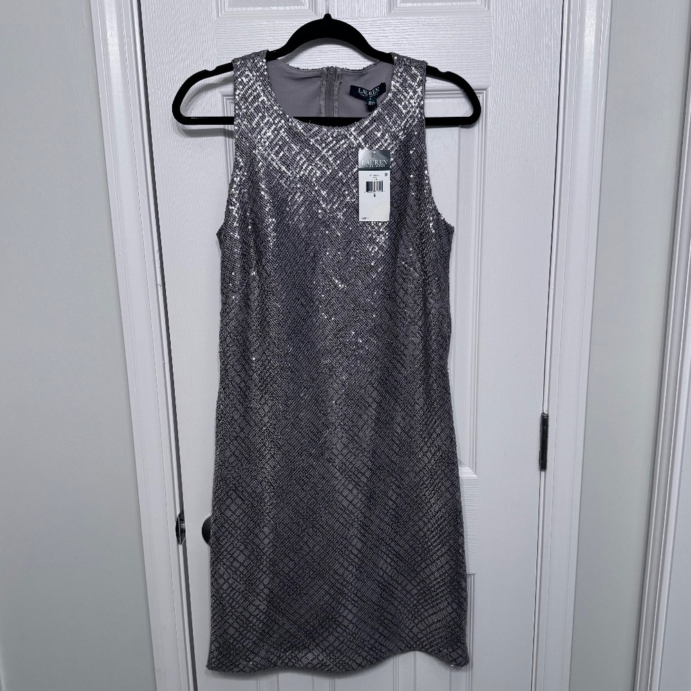 Ralph Lauren Women's Sequin Evening Dress